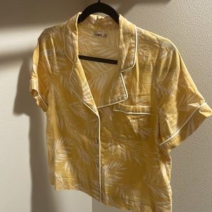Faherty Maui Shirt-Palm Leaf